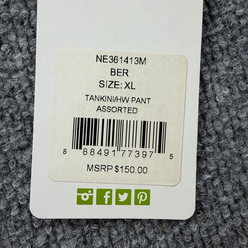 Next Tropical Print Tankini Swim Top XL NWT Bright Multicolor - Picture 6 of 8
